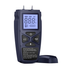 Digital Dampness Meter With Backlit Display, Handheld Wood Moisture Tester, Data Storage Dampness Sensor For Wood Walls