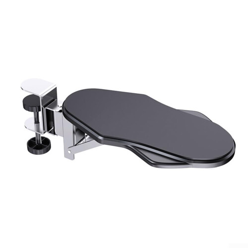 Desktop Folding Swivel Elbow Support Bracket Padded Forearm Rest Punch Installation Ergonomic Arm Positioning