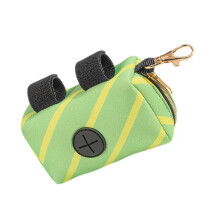 Dog Waste Bag Dispenser Waterproof PET Poop Bag Organizer Portable EasyTie Handles For Walks Outdoors Random Color