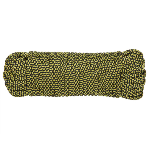 Paracord για εξωτερικούς χώρους, κίτρινο, για εξοπλισμό επιβίωσης, με πυρήνα 7 κλώνων, 1