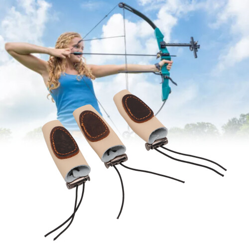 3er Set Universal Pfeilfingerlinge für Compound- und Recurve-Bögen