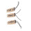 3er Set Universal Pfeilfingerlinge für Compound- und Recurve-Bögen 4
