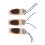 3er Set Universal Pfeilfingerlinge für Compound- und Recurve-Bögen 14