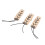 3er Set Universal Pfeilfingerlinge für Compound- und Recurve-Bögen 16