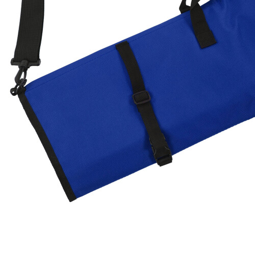 Faltbare Recurve-Bogentasche, Blau, Polyester Oxford, 29oz 2
