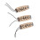3er Set Universal Pfeilfingerlinge für Compound- und Recurve-Bögen 9