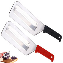 Dual Blade Stainless Steel Cabbage Shredder and Julienne Cutter for Salad Coleslaw Kitchen Use