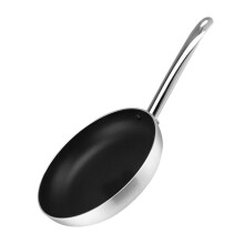 NonStick Frying Pan Induction Wok with Quick Heat Conduction and Ergonomic Grip Handle