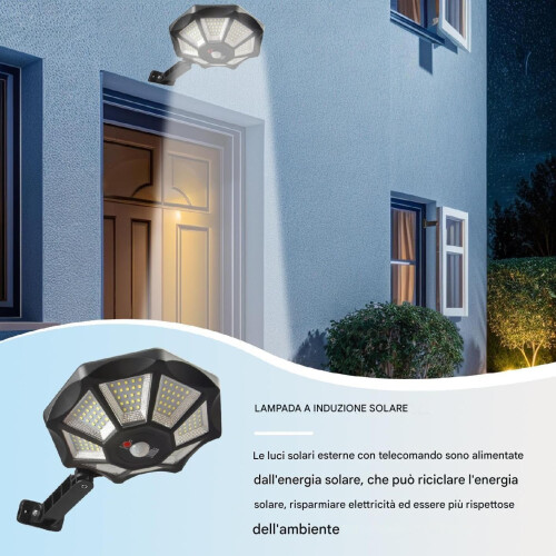 Solar Motion Sensor Light Model 168 Remote Motion Sensor Solar Street Light For Garden Security Lamp 2