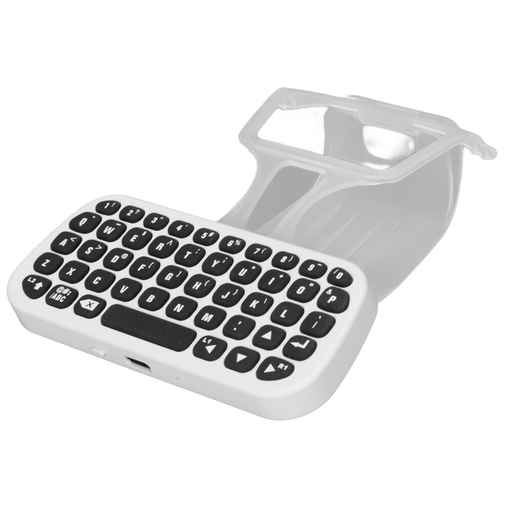 Wireless Ps5 Chatpad Keyboard With 300Mah Battery, White 5081374913184