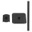 TPU-Headset-Halter Ablagefach Schwarz, Robuste Aluminiumbasis, Universell passend 3