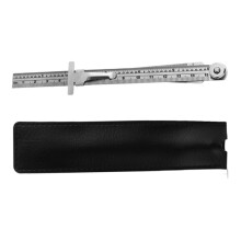 Taper Gauge Diameter Depth Measuring VShape Ruler For Carpenter Easy To Read WearResistant Multipurpose Tool