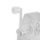 Portable Manual Ice Crusher Hand Crank Snow Cone Maker Transparent 6