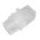 Portable Manual Ice Crusher Hand Crank Snow Cone Maker Transparent 2