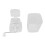 Portable Manual Ice Crusher Hand Crank Snow Cone Maker Transparent 4