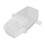 Portable Manual Ice Crusher Hand Crank Snow Cone Maker Transparent 9