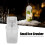 Portable Manual Ice Crusher Hand Crank Snow Cone Maker Transparent 10