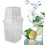 Portable Manual Ice Crusher Hand Crank Snow Cone Maker Transparent 11