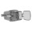 Compact Manual Ice Crusher Shaver - Hand Crank Snow Cone Maker Grey 10