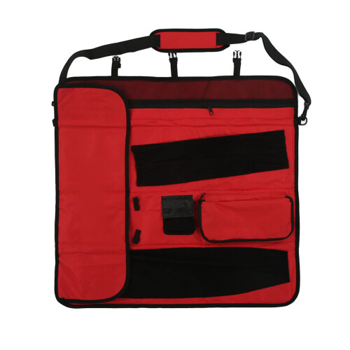 Folding Recurve Bow Bag Outdoor Storage Backpack, Red, 821g