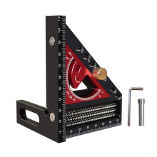Multi Angle Ruler With Built In Dowel Pin For Stability For Drawing And Measuring