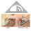 Multi Angle Ruler With Built In Dowel Pin For Stability For Drawing And Measuring 3