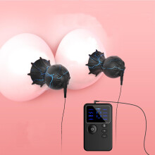 BDSM Electric Nipple Toys With 8Mode Intensity, Rechargeable Clamps With Suction Cups For Couples And Solo Exploration