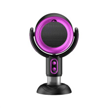 Smoke Purifier Fan with Odor Neutralizing Filter, USB Rechargeable Indoor Smoke Extractor, Purple