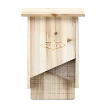 Wooden Bat House for Garden Wildlife, Durable Weatherproof Bat Box with Easy Outdoor Mounting