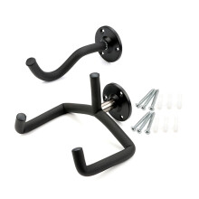 Ukulele Wall Hook Guitar Bass Hanger, Wall Mounted Rack for Acoustic Electric Guitars, Easy to Install, 1 Set