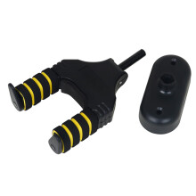 Guitar Wall Mount Hanger Black Plastic Base Acoustic Guitar And Ukulele Holder Secure Design Wall Hook