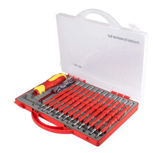 Insulated Screwdriver Set 26Pcs Magnetic Torx and Phillips Bits 1000V Ergonomic Grip for Electricians