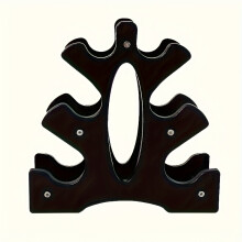 (Three-tier dumbbel) 1 Black ABS Three-Layer Dumbbell Rack | Compact Design for Six Dumbbells on Each Side, Ideal for Home and Gym Weight