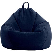 Extra Large Corduroy Bean Bag Chair Cover Without Filling, 100x120 cm for Kids and Adults