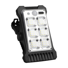 Solar Fence Lights with Motion Sensor, USB Rechargeable IP65 Weatherproof Wall and Patio Lighting