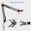 Speaker Stands MultiAngle Adjustable Folding Metal Universal DesktopCeiling Mount Projector Camera ModelB100cm 2