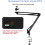 Speaker Stands MultiAngle Adjustable Folding Metal Universal DesktopCeiling Mount Projector Camera ModelB100cm 3