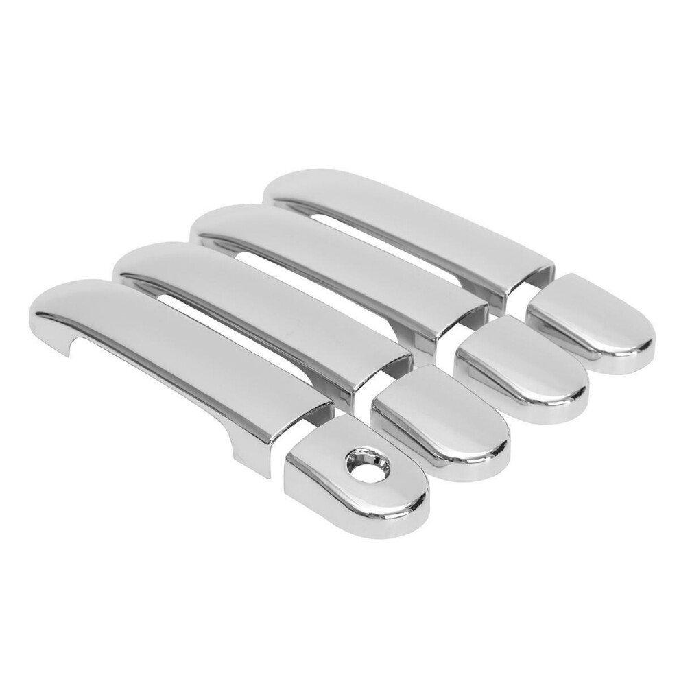 For Versa Tiida Livina Latio 2004-2011 Chrome Outside Exterior Door Handle Protector Cover Trim W/O Smarykey 6031571879850
