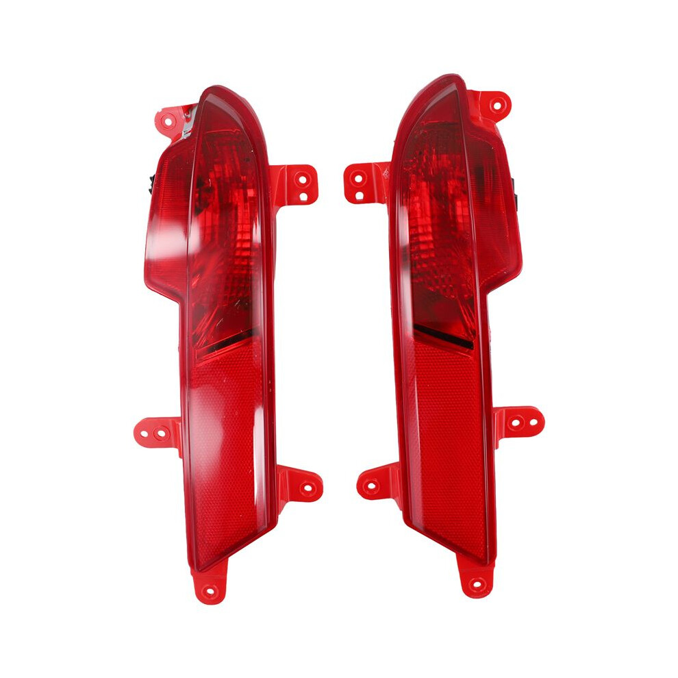 1Pair Rear Bumper Brake Fog Reflector Warning Lamp For Santa Fe 2013-2016 92405-B8300 92406B8300 Light 6032060200865