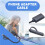2 in 1 USB 3.0 OTG Adapter Cable Type-C Micro-USB to USB 3.0 Interface Converter for Cellphone Charging Cable -Black 4
