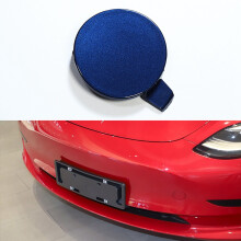 Auto Blau Front StoßStange Abschlepphaken Kappe Abdeckung Passend für  Model 3 2017-2021 ABS 1St