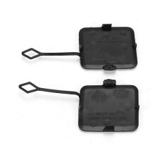 1 Paar Auto HeckstoßStange Abschlepphaken Abdeckkappe Abschlepploch Deckel AnhäNger Verkleidungskappe 51127272415 für X3 F25 2011 2012 2013 2014