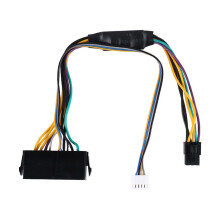 ATX Main 24Pin Female to 6Pin Male 6Pin PCI-E PSU Power Adapter Supply Cable Connector for  Elite 8100 8200 8300 800G1