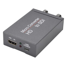 -Kompatibel Till SDI-Omvandlare HD Till 3G-SDI/HD-SDI Audio Embedder 2-VäGs SDI-Omvandlaradapter för Hemmabiokamera