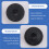 100PCS Cable Railing Rubber Grommets for 1/8Inch 5/32Inch 3/16Inch Cable for Metal Cable Railing Posts,Cable Railing Kit 6