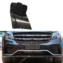 Auto-Frontstoßstangen-Abschlepphaken-Abdeckung Lackiert 2928853622 für - GLS W166 GLE W292 Abschlepphaken-Kappe Schwarz