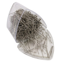 1000 Pezzi / Scatola Spille nel Acciaio Inossidabile Spilla da Sarta Camicia nel Raso di Seta Spilla Trapunta Applique Ago da Cucito 31 Mm