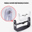 Rotating Projector Stand  Performance Metal Construction 360 Degree Adjustment Wall Deck White 4