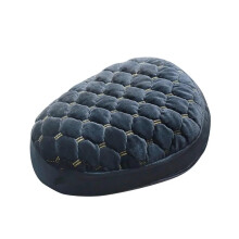 Motorcycle Seat Cushion Cover, Black, Soft, WarmKeeping, For Scooter Seats, Universal Fit