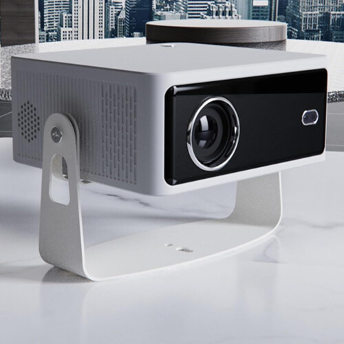 360 Rotating Projector Bracket Metal Mounting Stand For Wall Mounted Projector 5Kg Capacity White 2